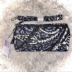 🖤HP🖤 Vera Bradley Crossbody RFID Paisley Noir Wristlet /Wallet Combo